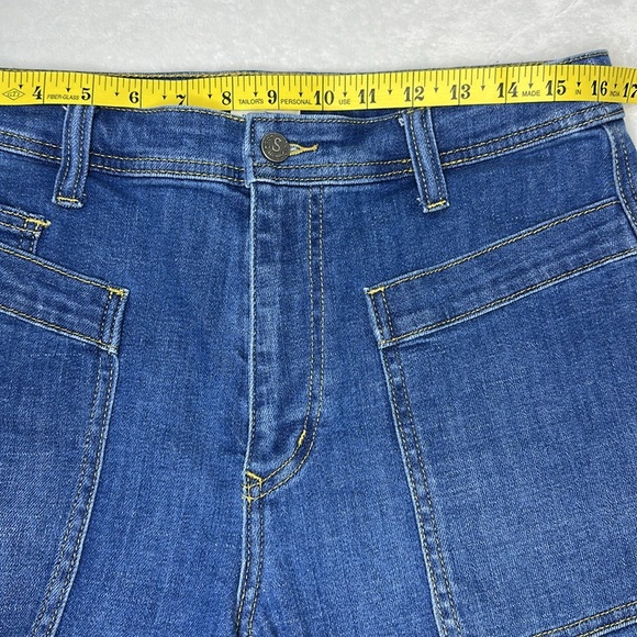 Sundance Women’s Blue Relaxed Barrel Leg Jeans 10P - Picture 9 of 12